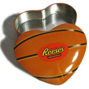 Reese's basketball heart tin